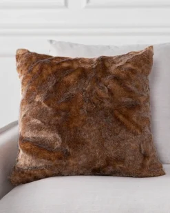 Best Lodge Faux Fur Pillow Covers Pillows & Throws