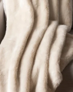 Clearance Lodge Faux Fur Throws Pillows & Throws|Gifts For Christmas