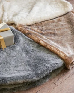 New Lodge Faux Fur Tree Skirts Skirts & Collars