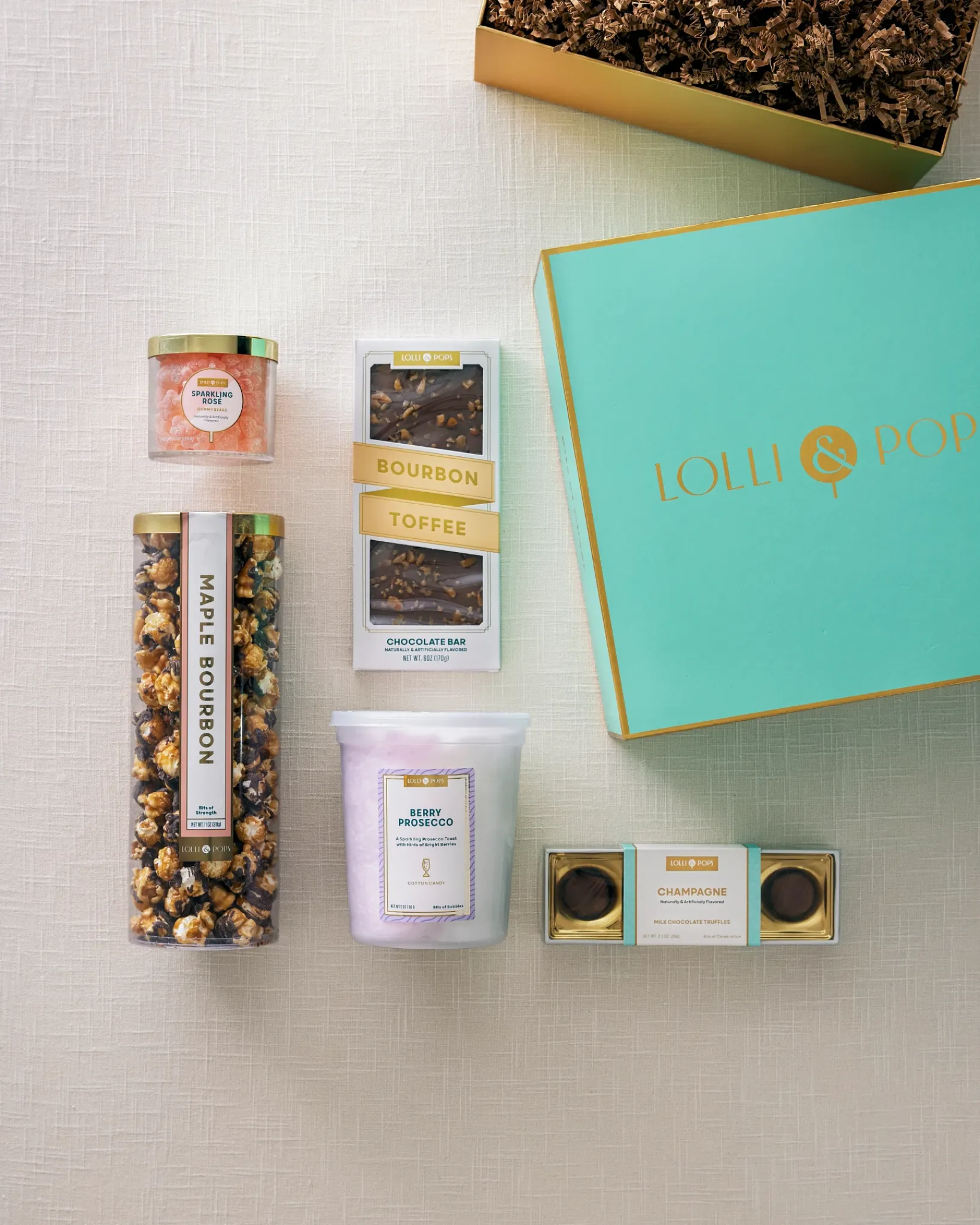 Clearance Lolli & Pops Merry Mocktail Gift Box Holiday Gourmet Gifts