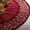 Luxe Embroidered Velvet Tree Skirts Personalized Christmas Décor