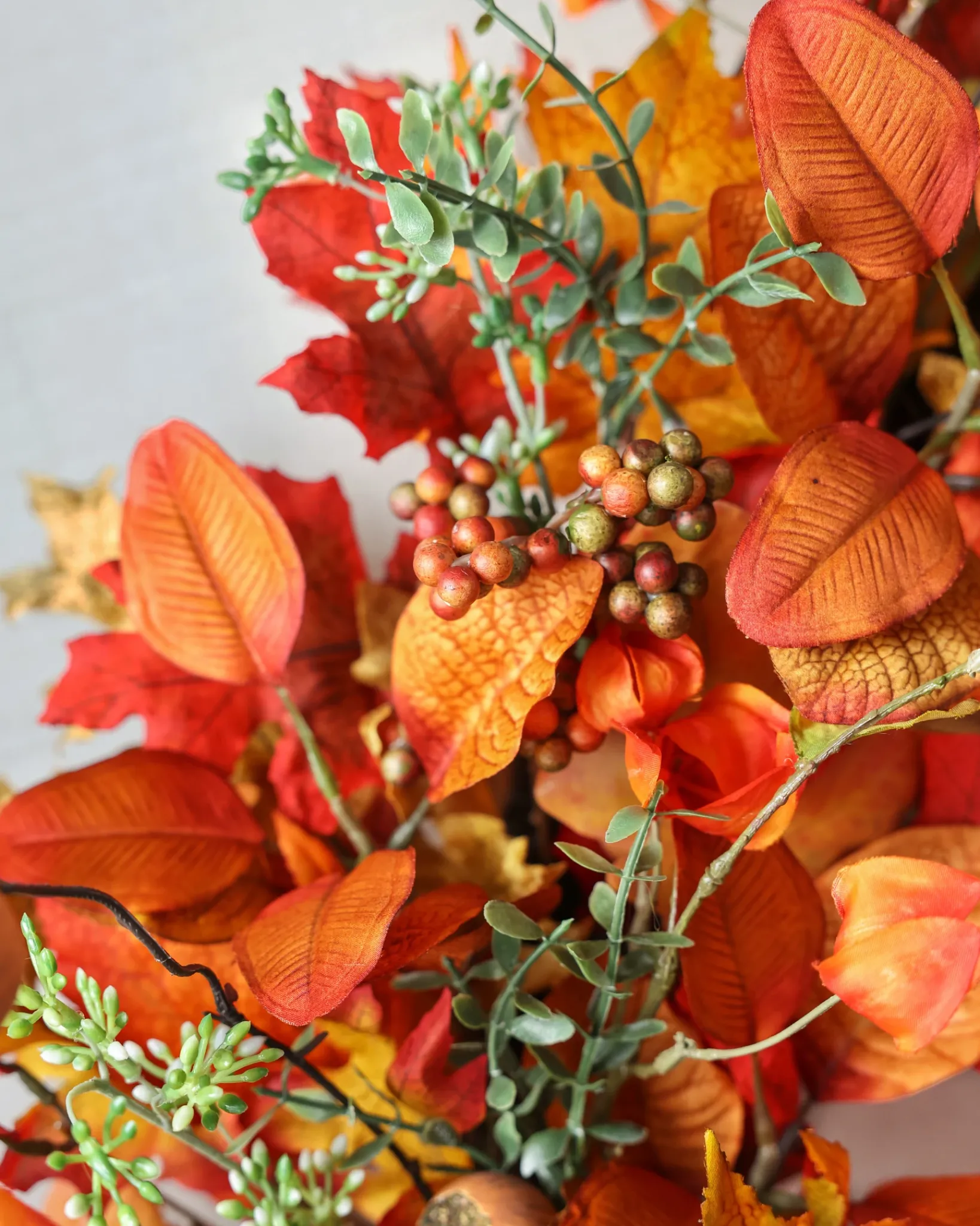 Best Maple Leaf & Japanese Lantern Foliage Wreaths