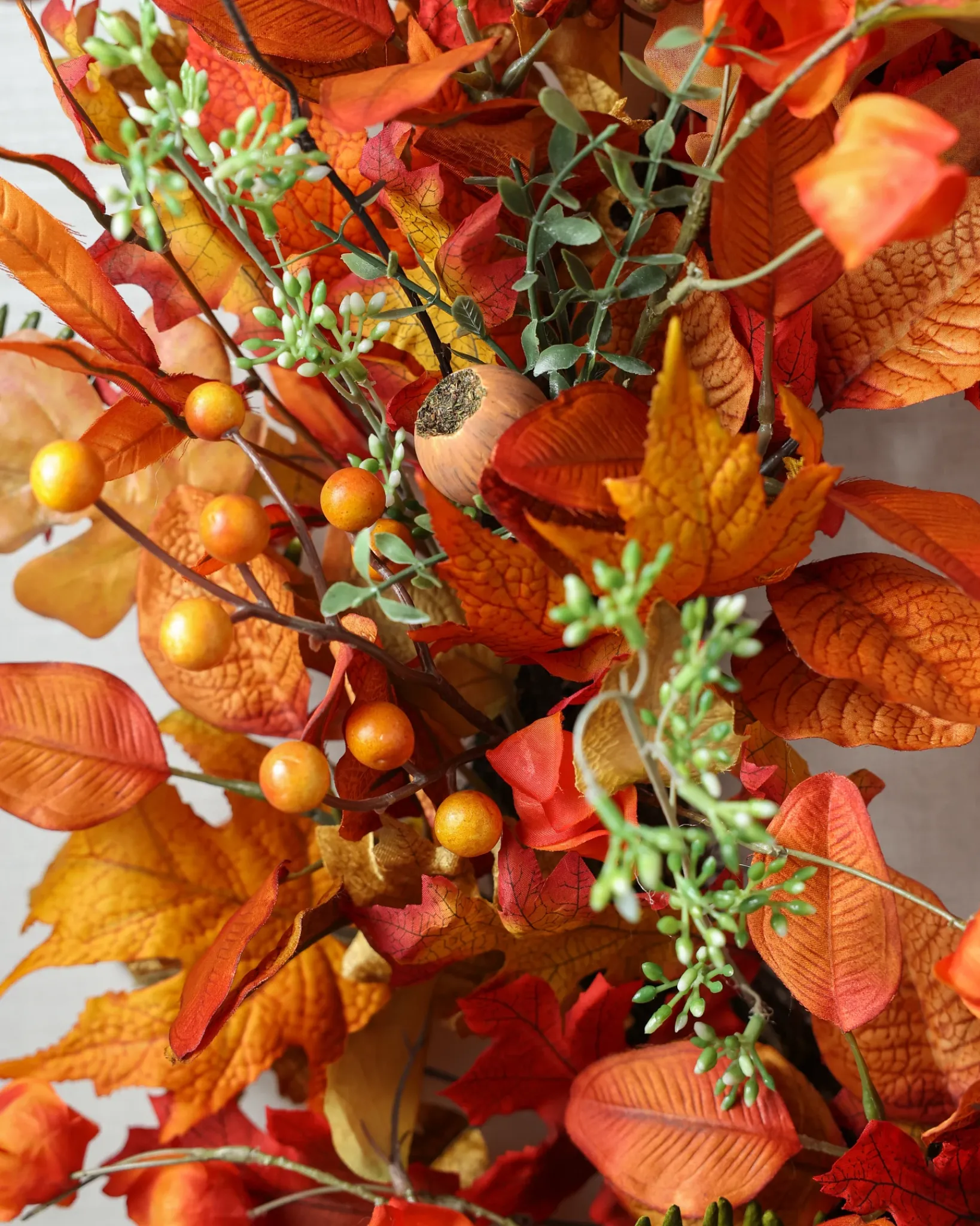 Best Maple Leaf & Japanese Lantern Foliage Wreaths