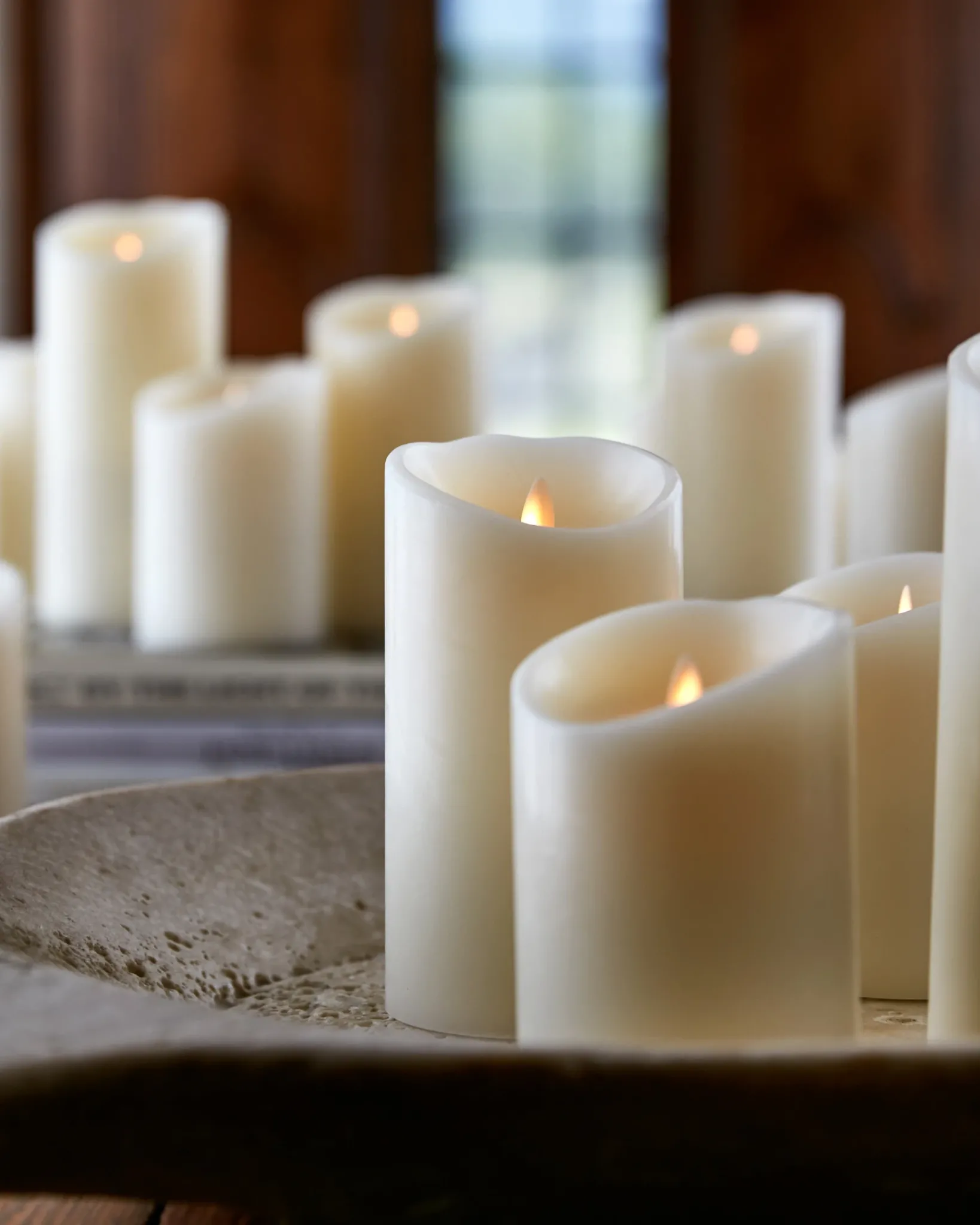 New Miracle Flame LED Wax Pillar Candles Candles & Scents|Candles & Scents