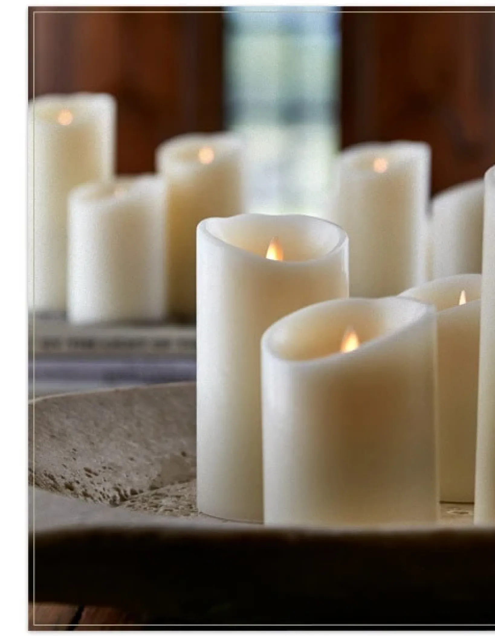 New Miracle Flame LED Wax Pillar Candles Candles & Scents|Candles & Scents