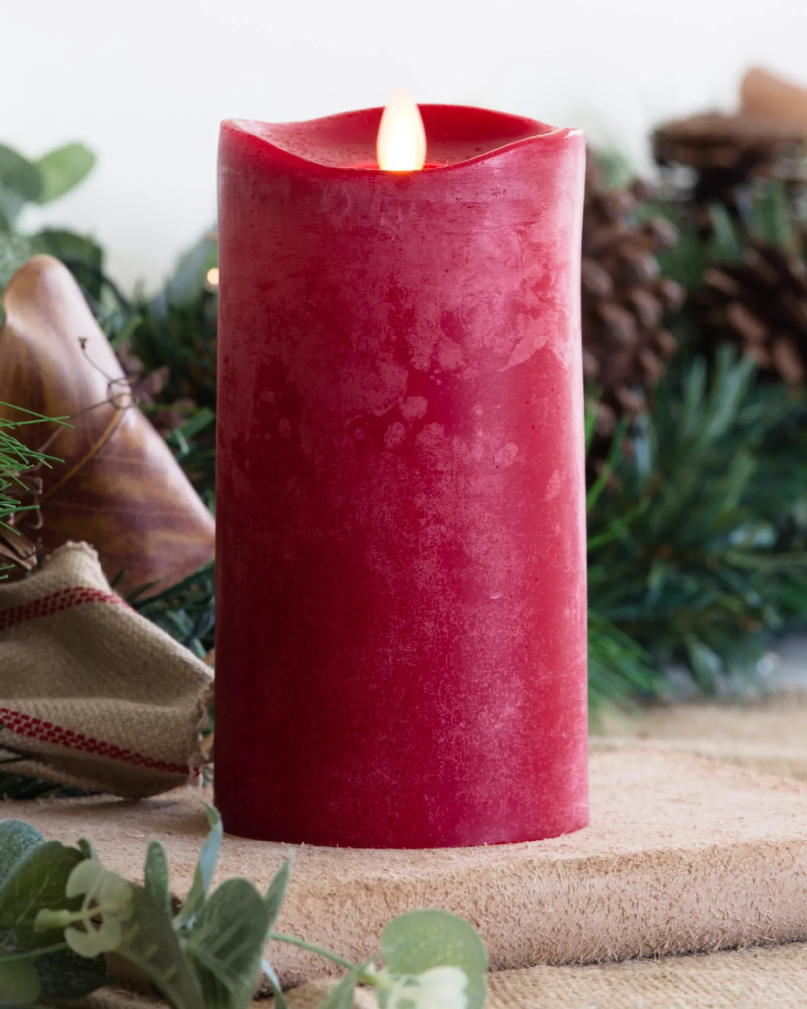 New Miracle Flame LED Wax Pillar Candles Candles & Scents|Candles & Scents