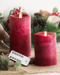 New Miracle Flame LED Wax Pillar Candles Candles & Scents|Candles & Scents