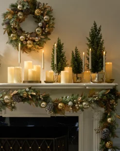Online Miracle Flame Premium 3D LED Wax Pillar Candles Candles & Scents