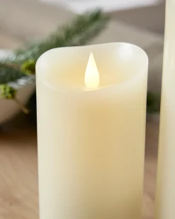 Online Miracle Flame Premium 3D LED Wax Pillar Candles Candles & Scents
