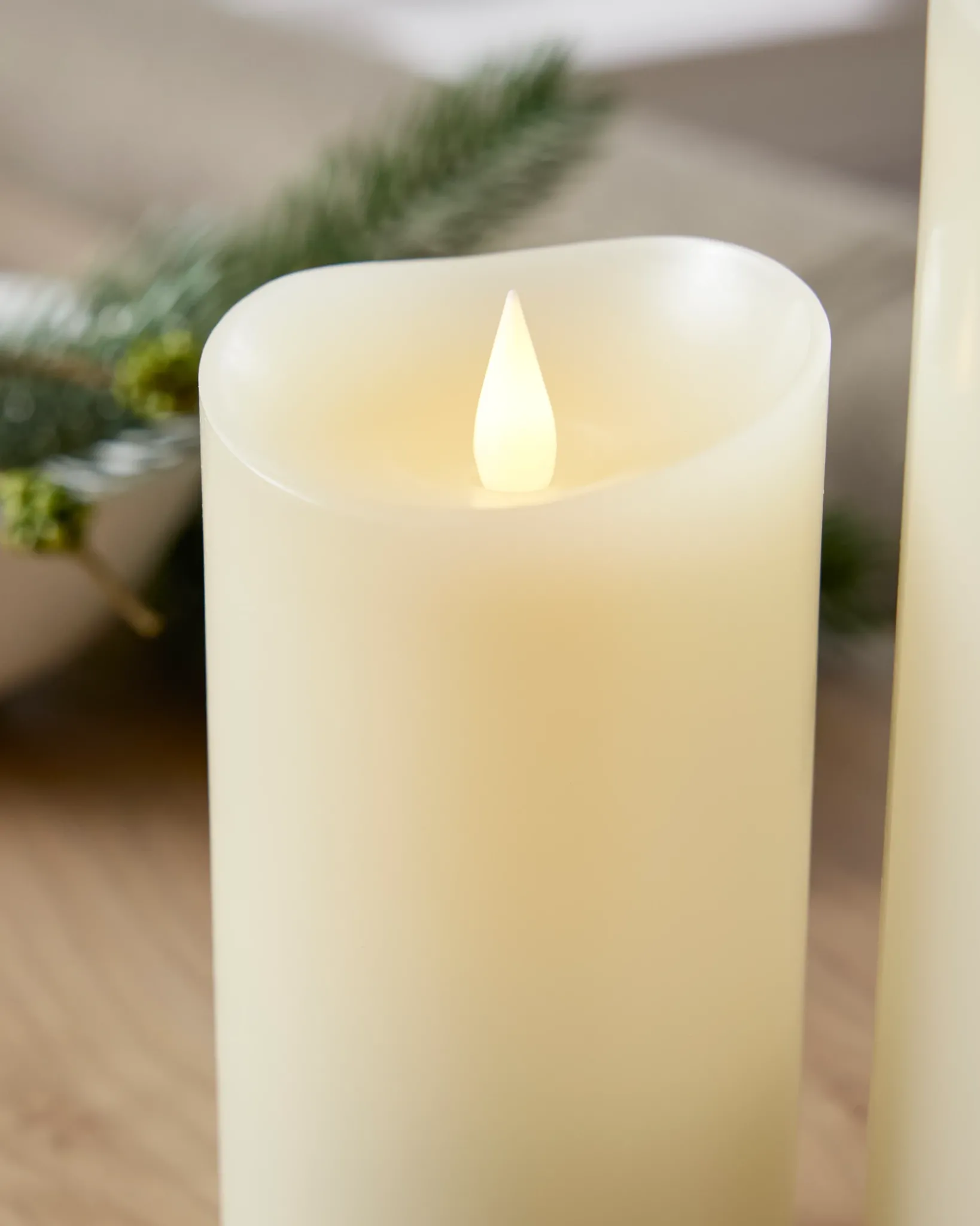 Online Miracle Flame Premium 3D LED Wax Pillar Candles Candles & Scents