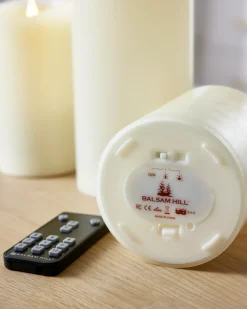 Online Miracle Flame Premium 3D LED Wax Pillar Candles Candles & Scents