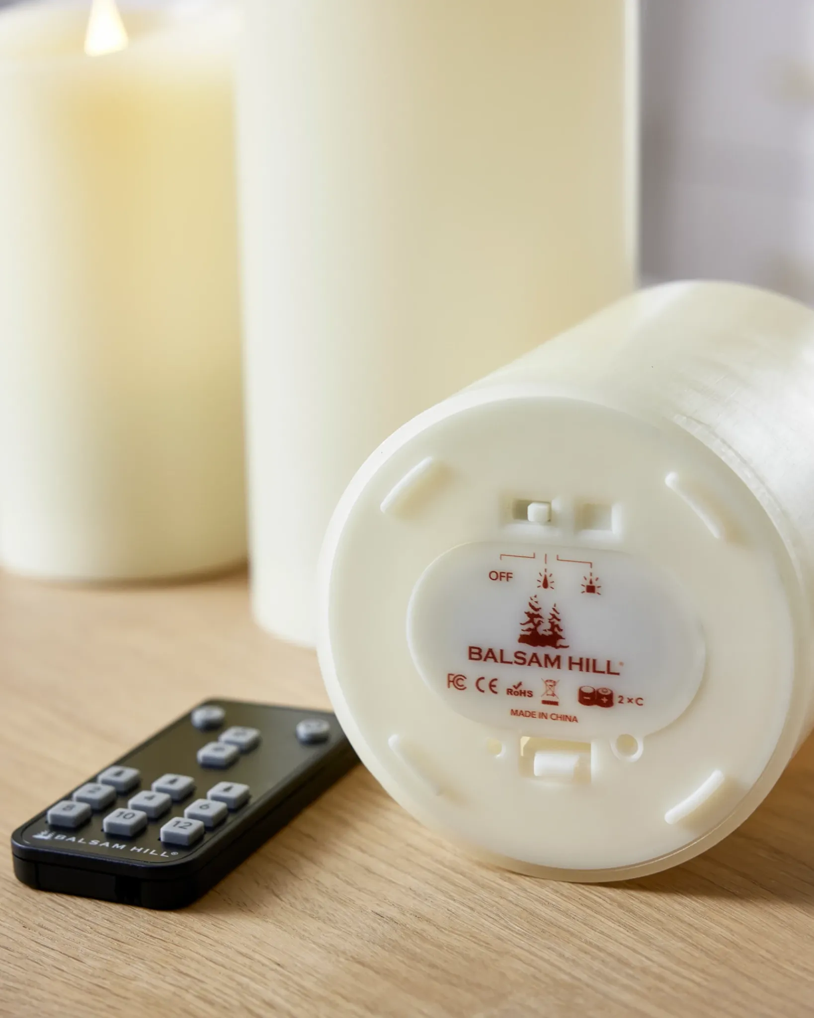 Online Miracle Flame Premium 3D LED Wax Pillar Candles Candles & Scents