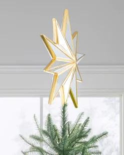 Online Mirror Double-Sided Christmas Tree Toppers Toppers