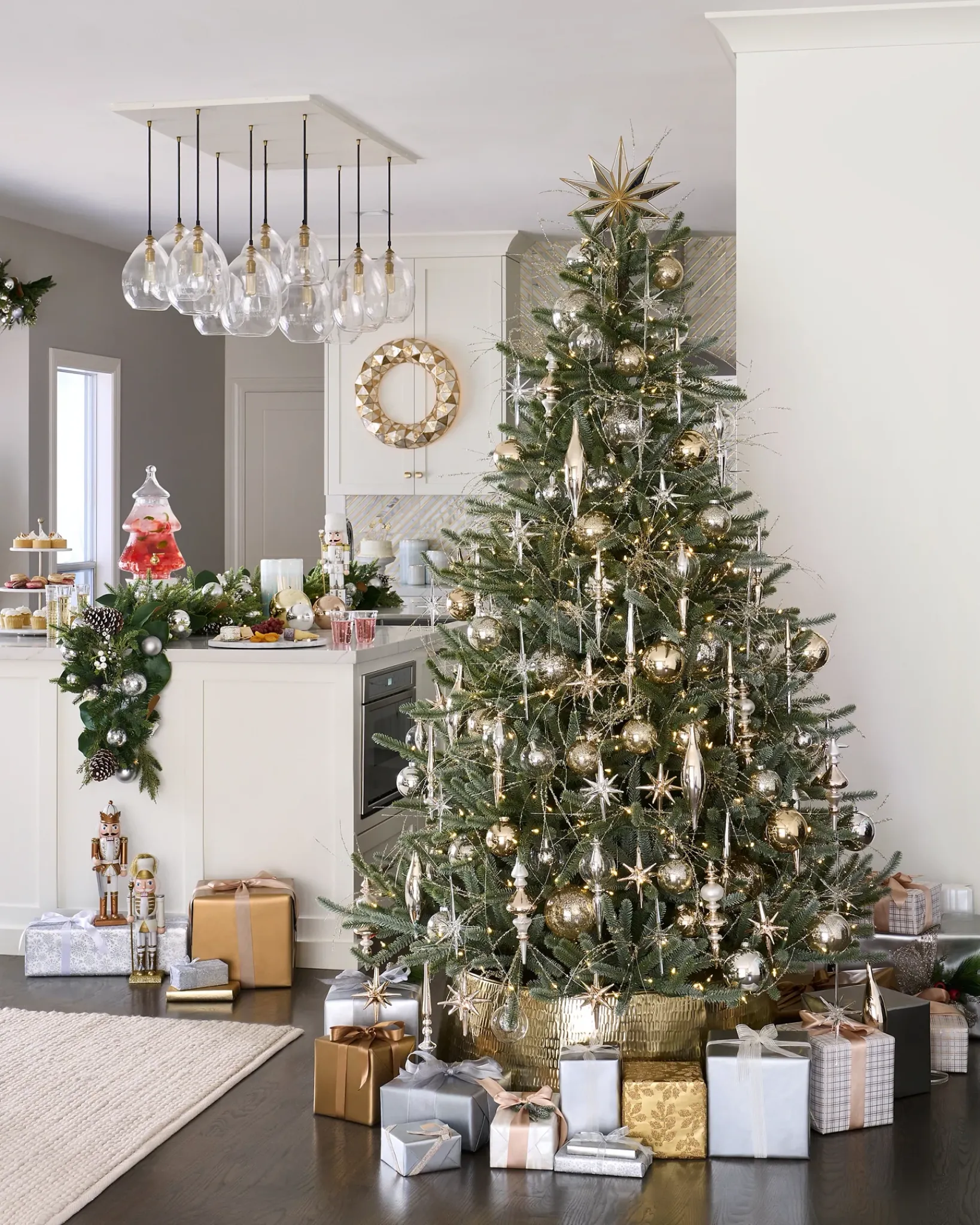 Online Mirror Double-Sided Christmas Tree Toppers Toppers