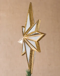 Hot Mirrored Star Christmas Tree Topper Toppers