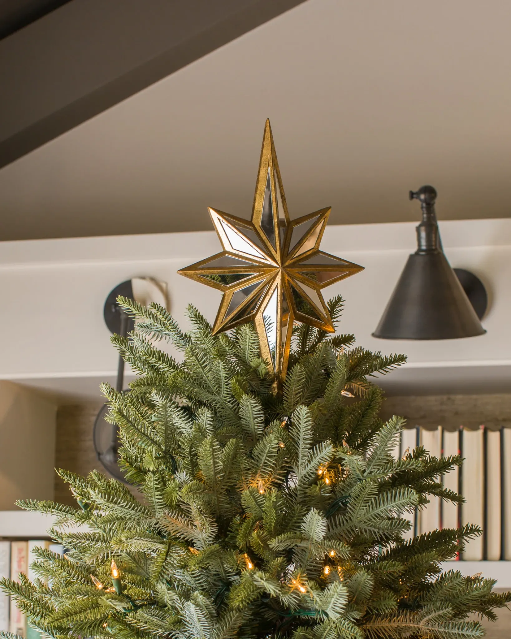 Hot Mirrored Star Christmas Tree Topper Toppers