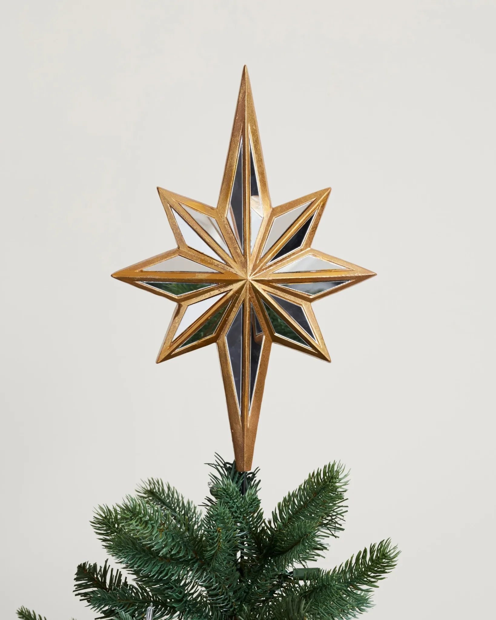 Hot Mirrored Star Christmas Tree Topper Toppers