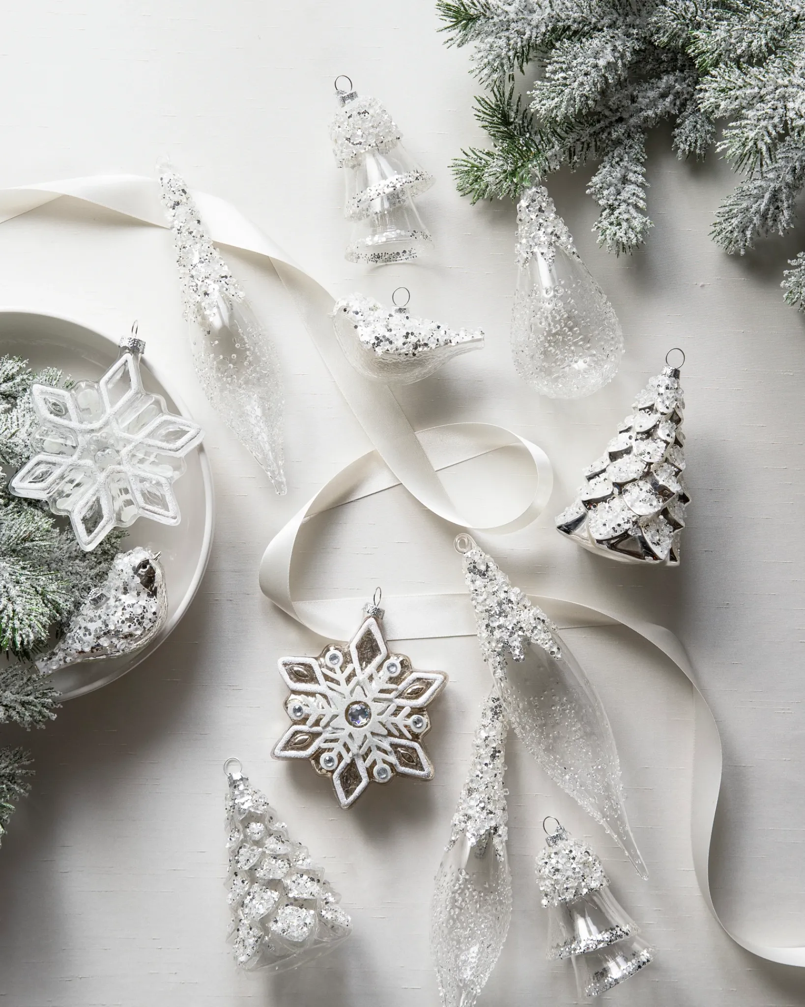 Outlet Nordic Frost Ornament Collection Ornaments