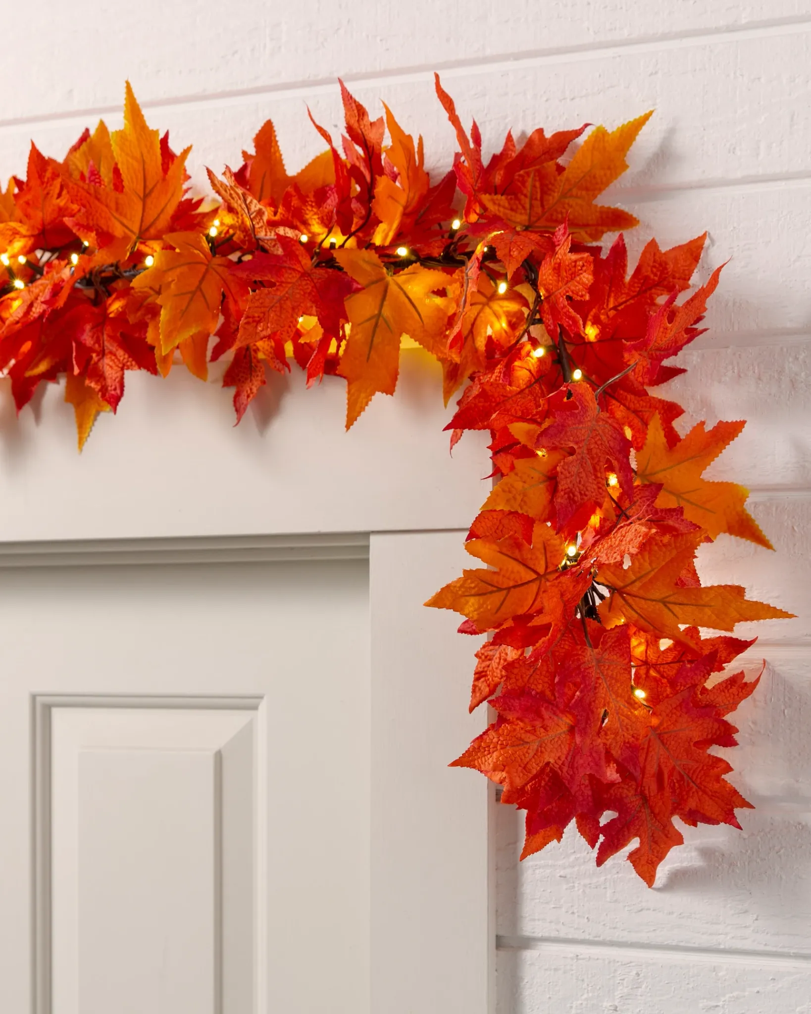 New Outdoor Autumn Maple Foliage Wreaths|Outdoor Safe