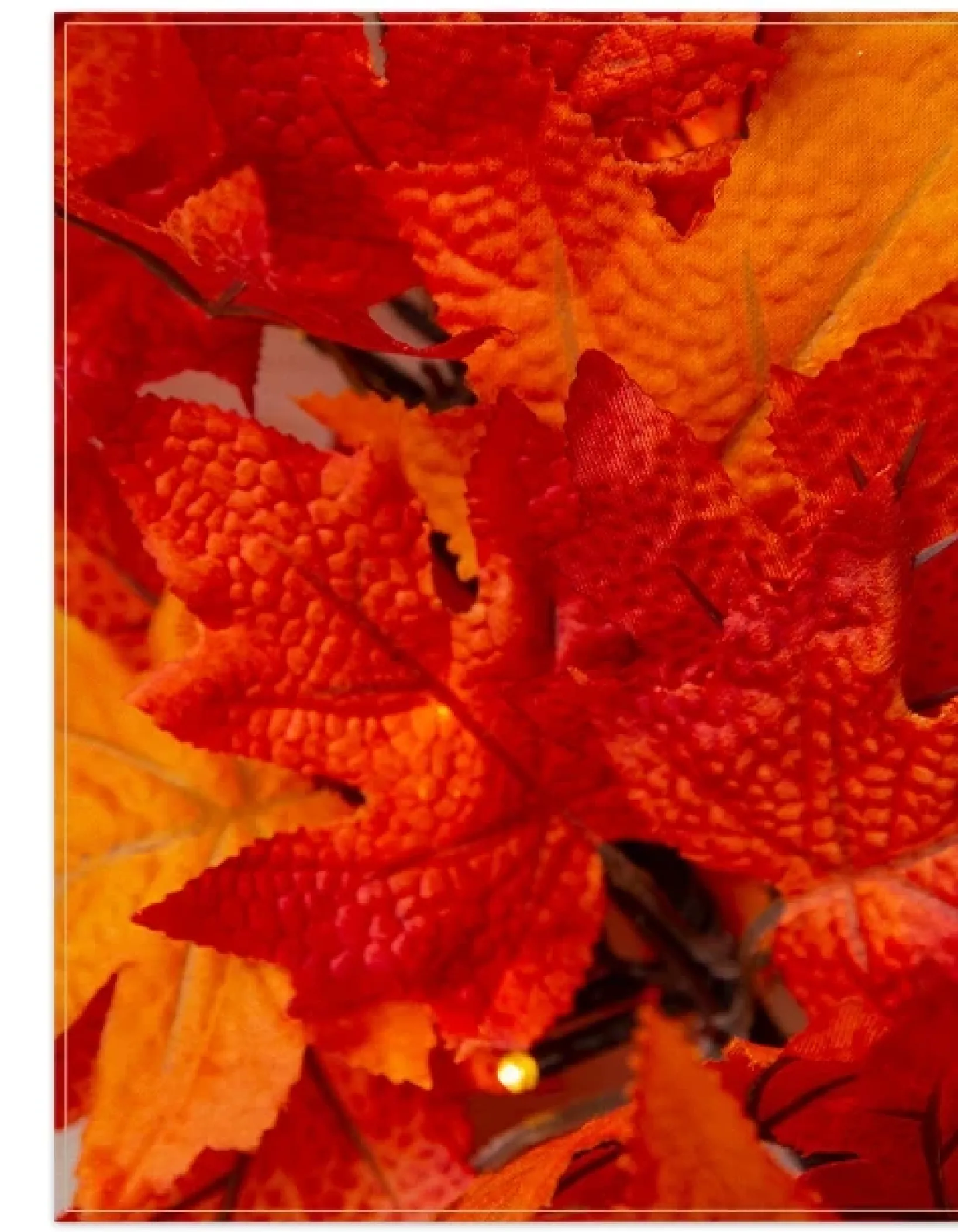 New Outdoor Autumn Maple Foliage Wreaths|Outdoor Safe