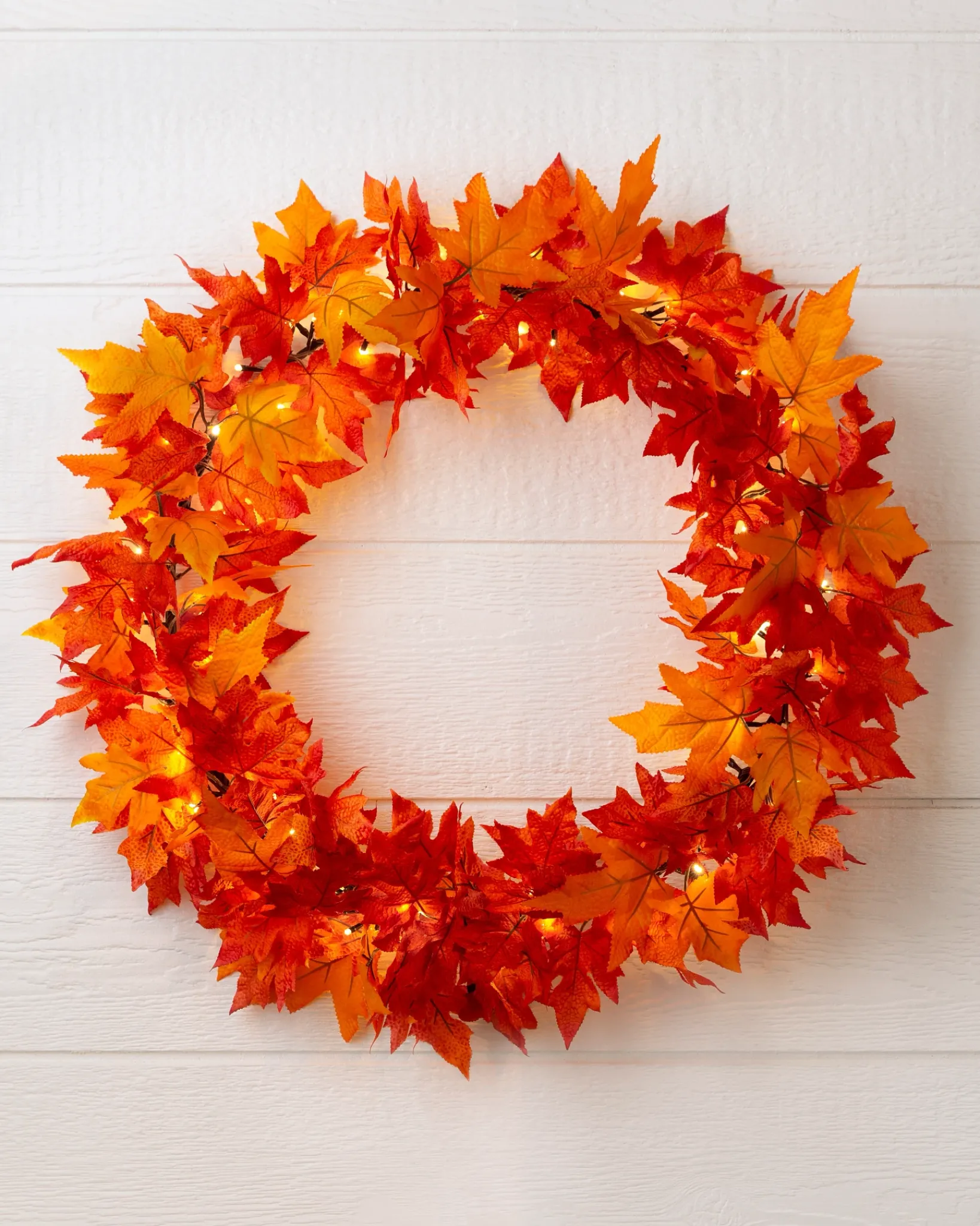 New Outdoor Autumn Maple Foliage Wreaths|Outdoor Safe