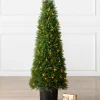 Hot Outdoor Cypress Artificial Christmas Topiaries Outdoor Safe|Topiaries & Potted Flowers