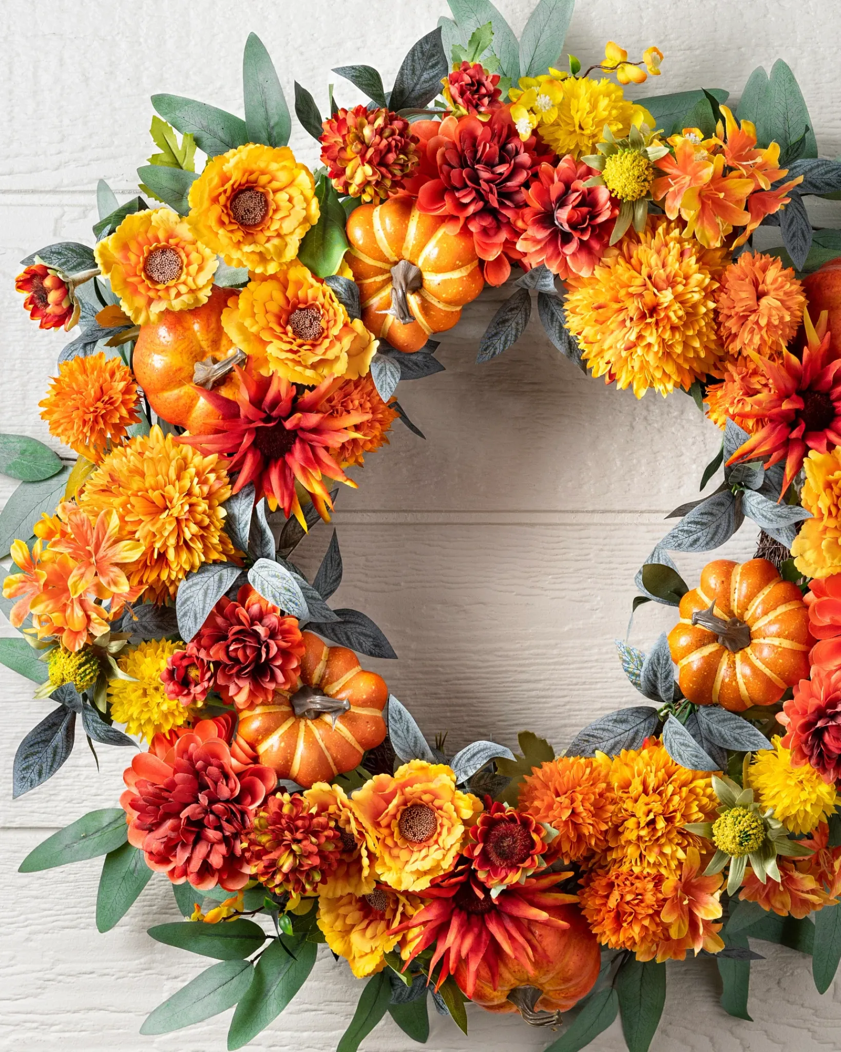 Outlet Outdoor Dahlia Festival Foliage Wreaths|Outdoor Safe