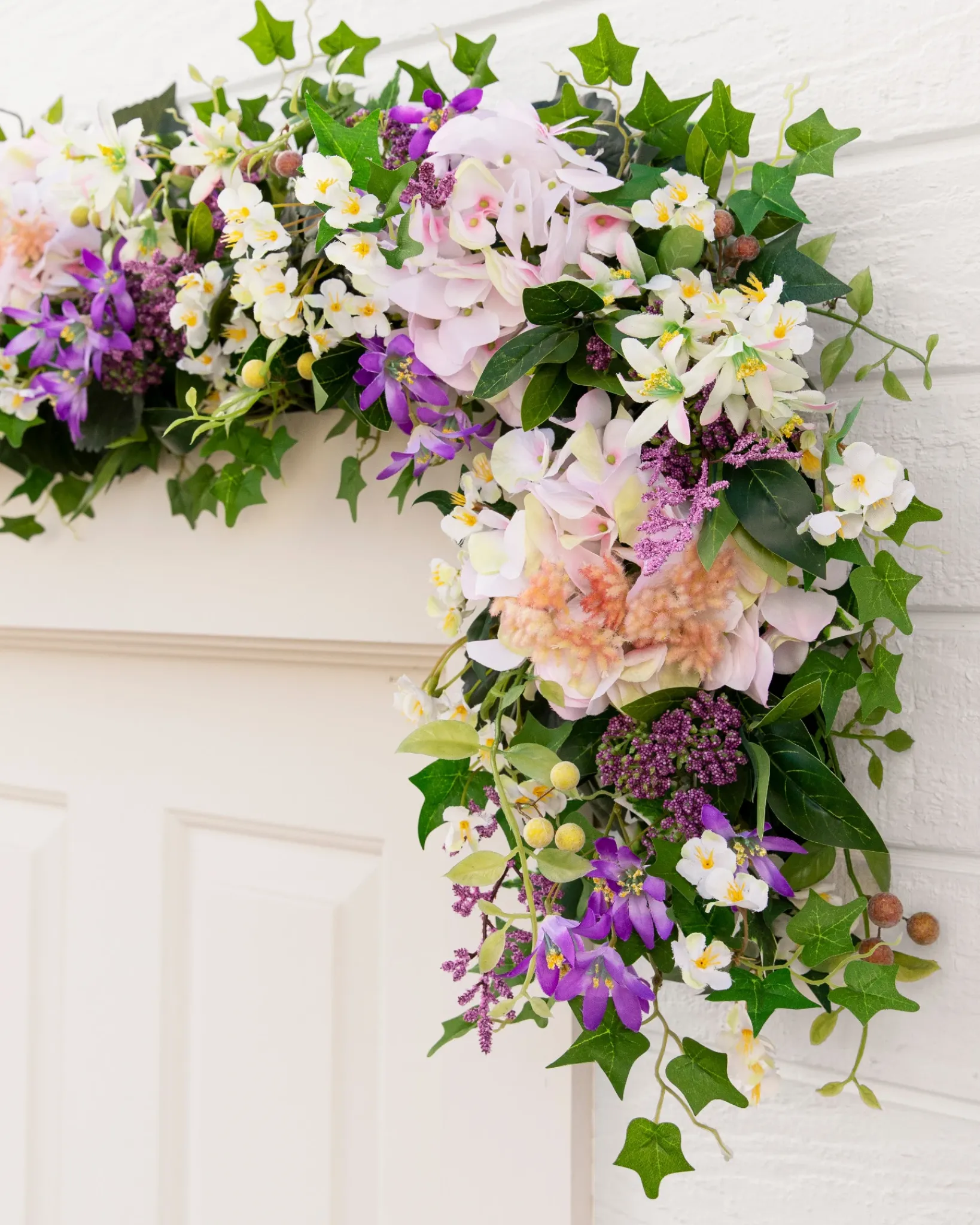 Clearance Outdoor Enchanted Garden Foliage Wreaths|Garlands