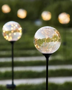 Discount Outdoor Globe Pathway Light Sets Outdoor Lights