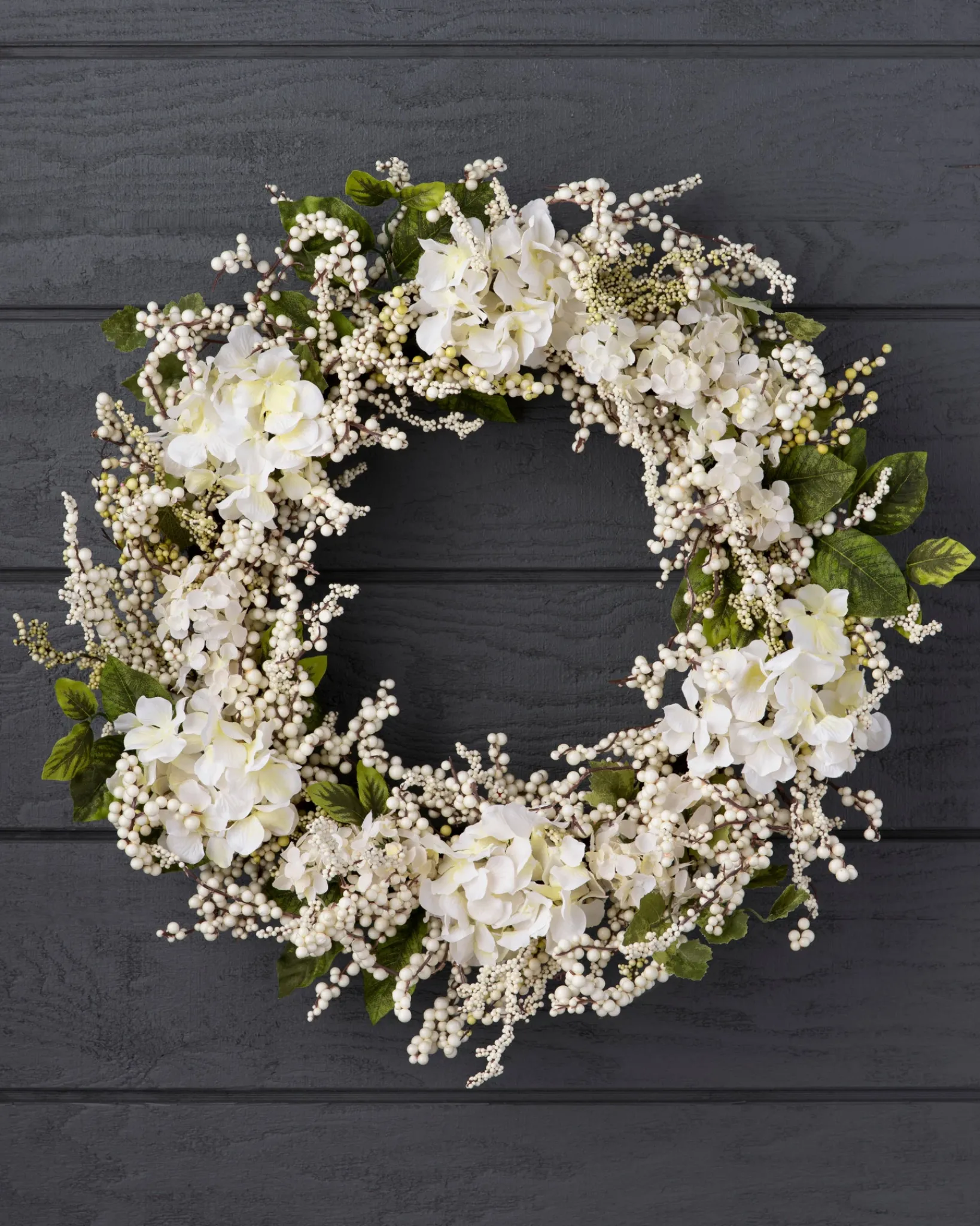 Discount Outdoor Hydrangea Berry Foliage Wreaths
