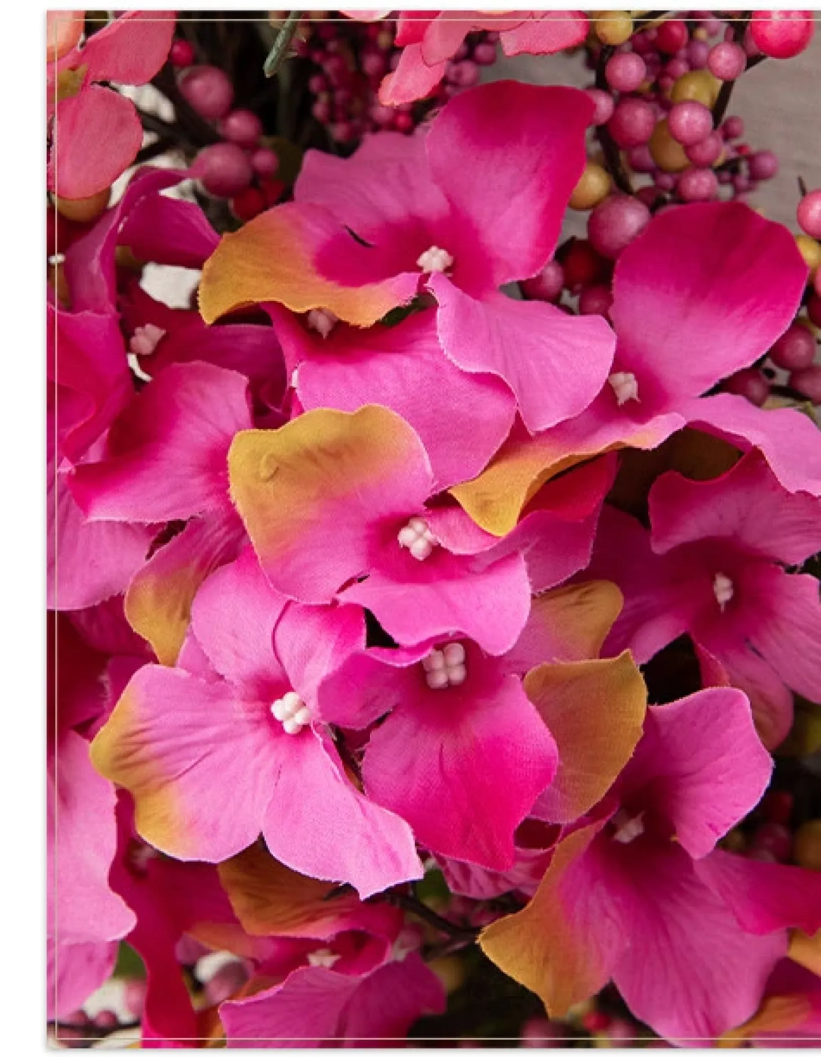 Discount Outdoor Hydrangea Berry Foliage Wreaths