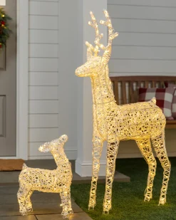 Sale Outdoor Lit LED Wintry Wonder Friends Yard Decorations|Outdoor Lights