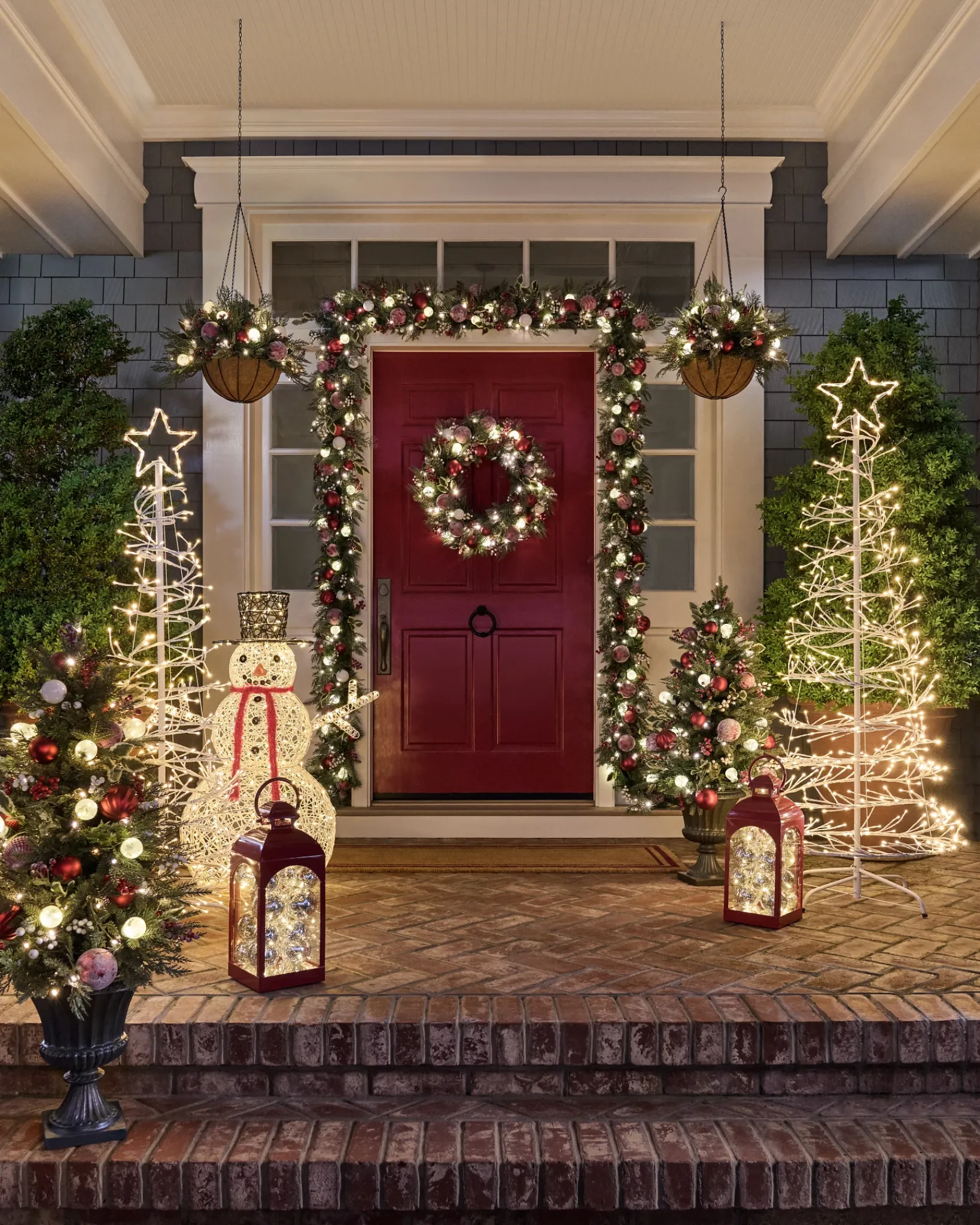 Best Outdoor Lit Nordic Splendor Foliage 8 - 10 Feet|Outdoor Safe