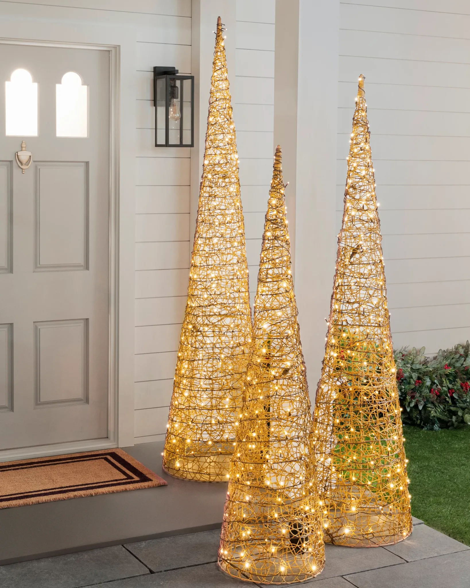New Outdoor Lit Wire Sculptures Yard Decorations|Outdoor Lights