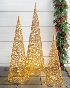 New Outdoor Lit Wire Sculptures Yard Decorations|Outdoor Lights