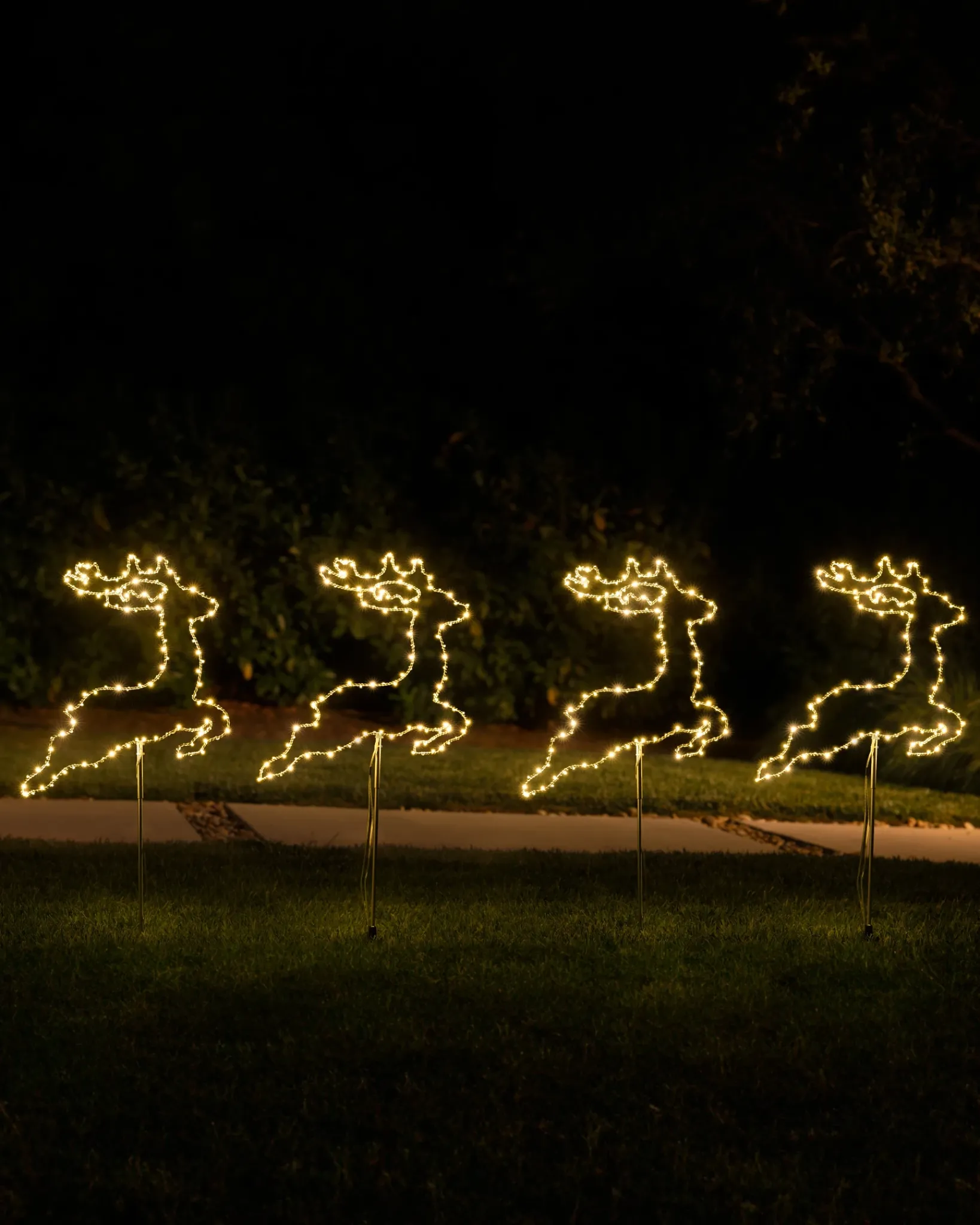 Outlet Outdoor North Pole Express Pathway Light Sets Yard Decorations|Outdoor Lights