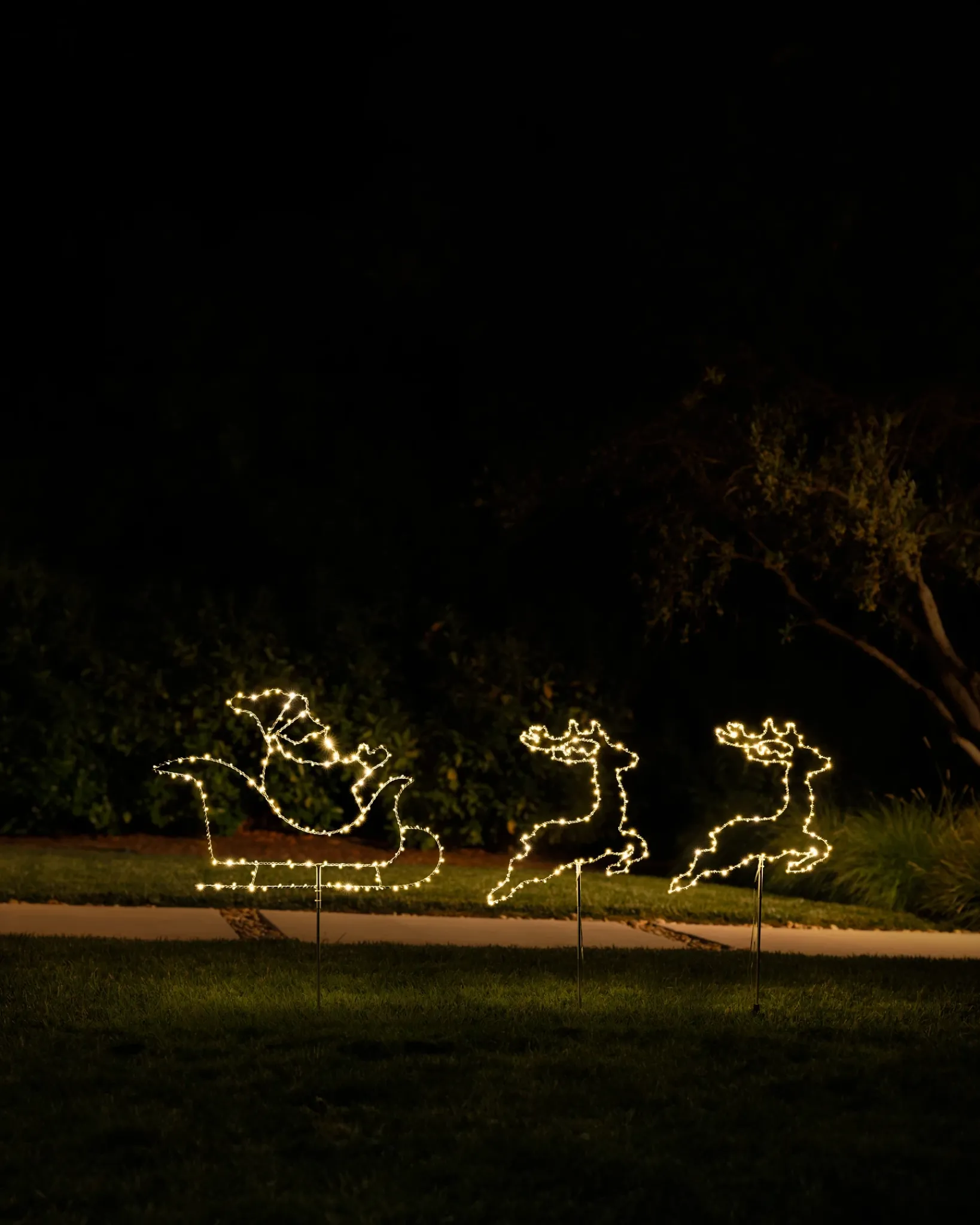 Outlet Outdoor North Pole Express Pathway Light Sets Yard Decorations|Outdoor Lights