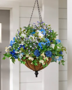 Best Outdoor Seaside Cottage Foliage Wreaths|Swags & Hanging Baskets
