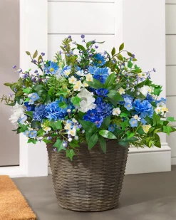 Best Outdoor Seaside Cottage Foliage Wreaths|Swags & Hanging Baskets