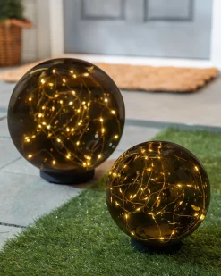New Outdoor Solar Globe Stake Lights Decorative Accents|Outdoor Safe