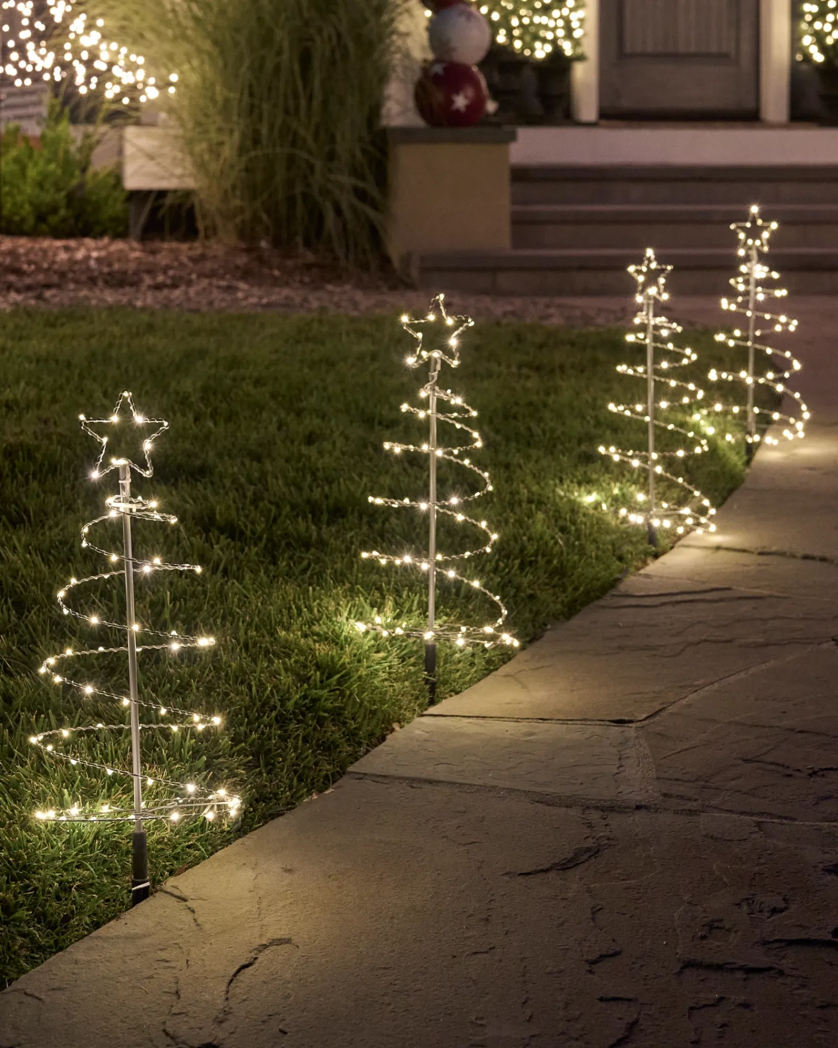 Outdoor Solar Tree Pathway Lights Yard Decorations|Outdoor Lights
