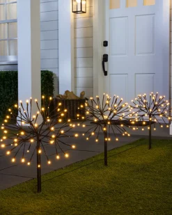 Outlet Outdoor Starburst Pathway Light Set Yard Decorations|Outdoor Lights