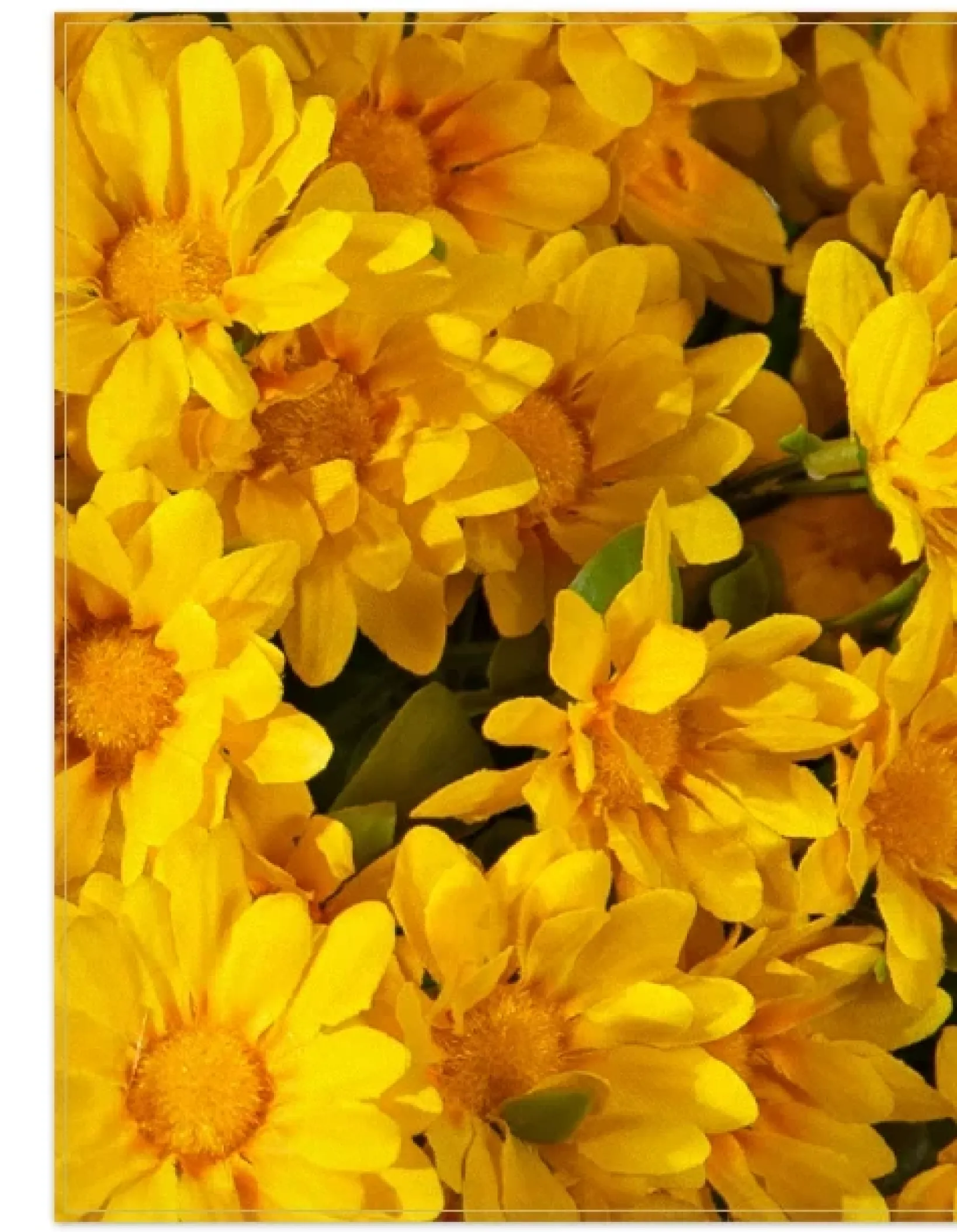 Outdoor Sunset Mums Foliage Garlands|Outdoor Safe