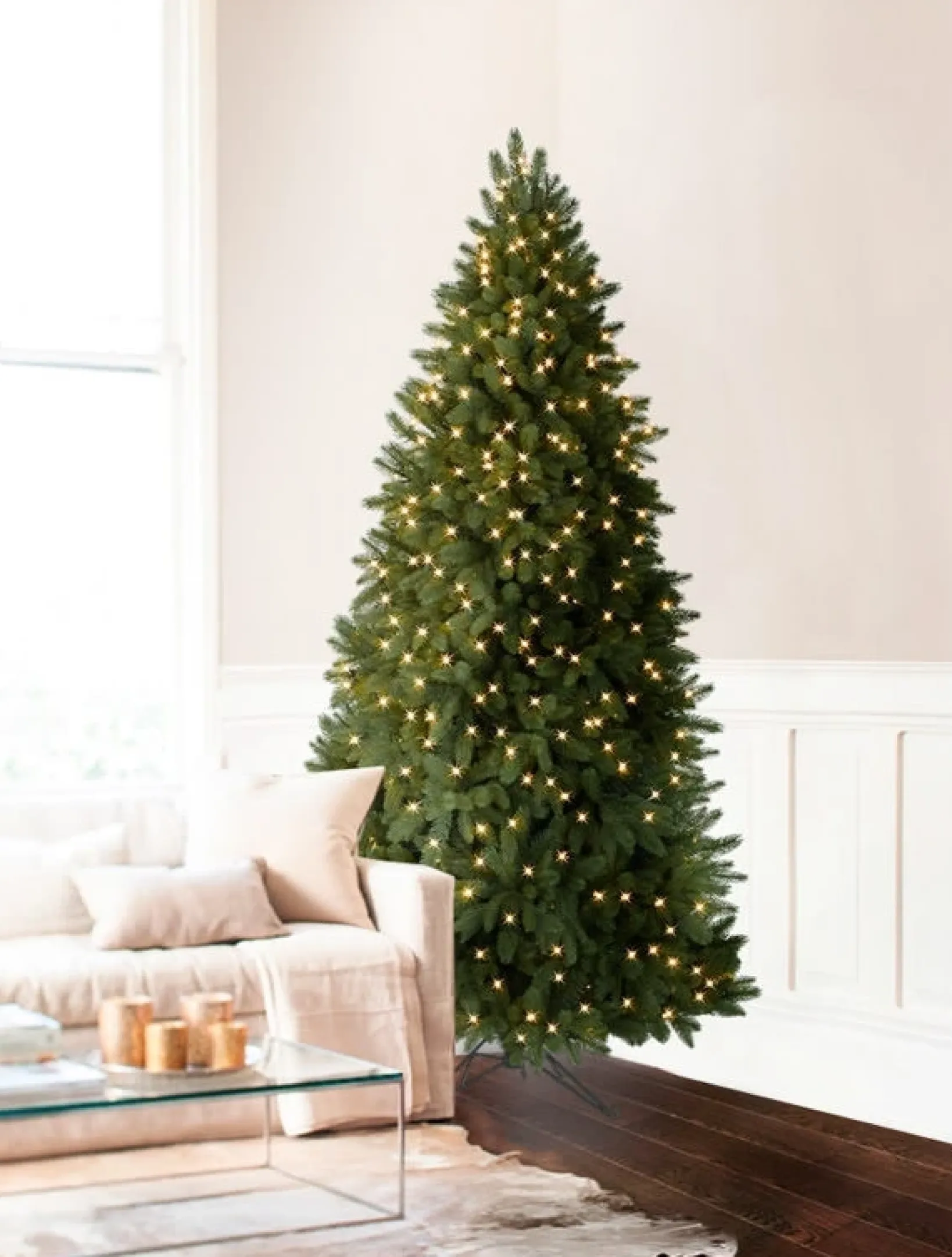 Best Park Avenue Corner Trees 7 - 7.5 Feet|Pre-Lit