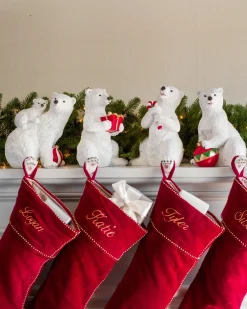 New Polar Bear Family Christmas Stocking Holders Stockings & Holders