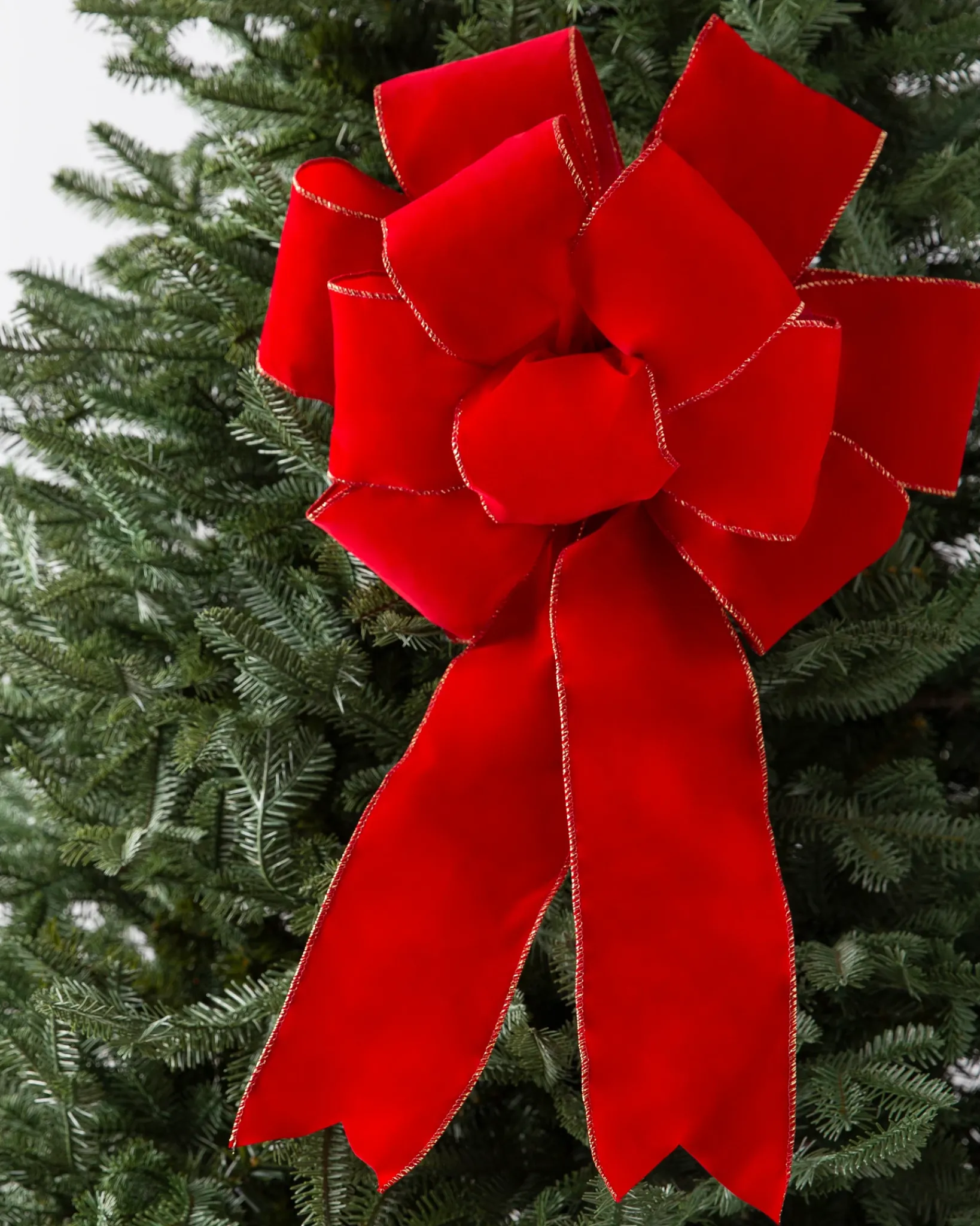 Discount Pre-Tied Christmas Tree Ribbon Bow Sets Ribbons