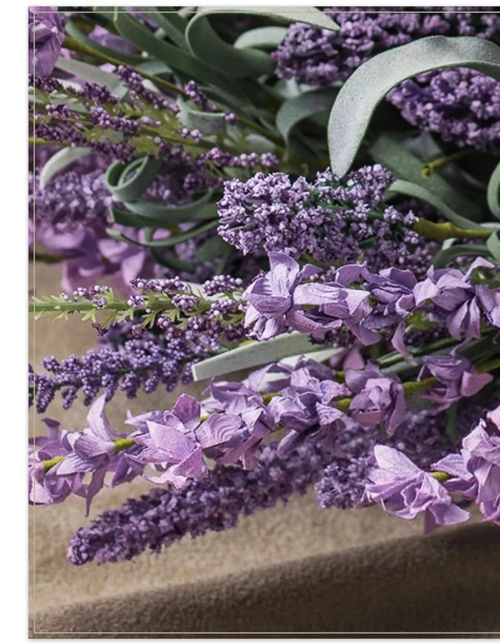 Provencal Lavender Foliage Wreaths|Garlands