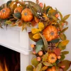 Hot Pumpkin & Eucalyptus Foliage Garlands