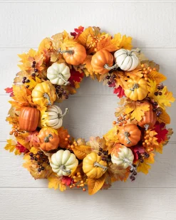Pumpkin Patch & Berry Foliage Wreaths