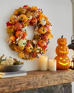 Pumpkin Patch & Berry Foliage Wreaths
